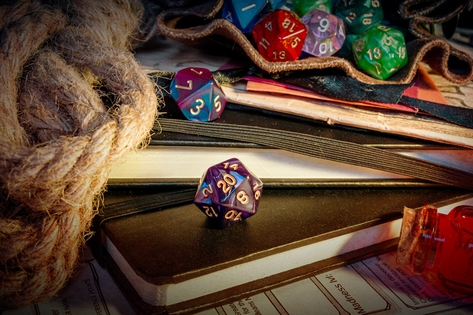 Notebooks and Dice